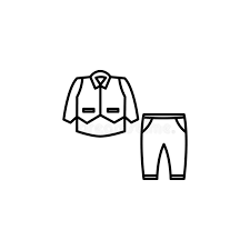 The first step towards cleaning and disinfecting your child's clothes is to understand how important washing your baby's clothes for the first time is. Baby Clothes Family Line Icon On White Background Stock Illustration Illustration Of Concept Clothes 171593032