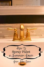 How To Spray Paint A Bathroom Faucet