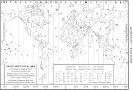 World Time Zone Map As A Printable Pdf Note That This Is