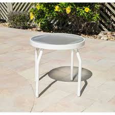 Acrylic Round Pool Side Table Round