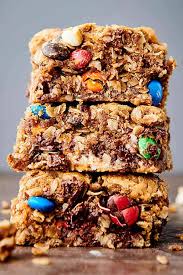 monster cookie bars thick and chewy