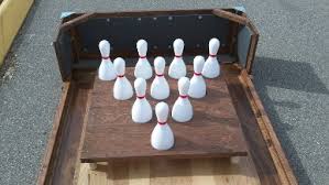 portable bowling alley party or event