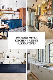 upper kitchen cabinet alternatives