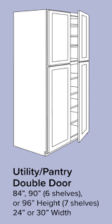 pantry cabinet double door hatteras