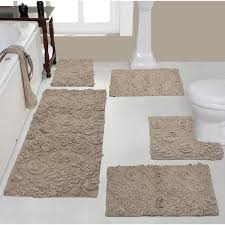 100 cotton bath rugs set