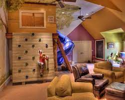 wooden kids basement playroom early