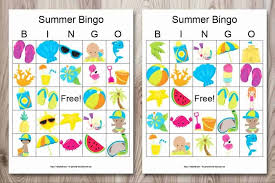 The printable bingo cards were created using our excel program and the web application bingo maker. Free Printable Summer Bingo Low Prep Boredom Buster The Artisan Life