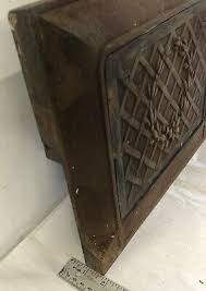 antique foster cast iron heating grate
