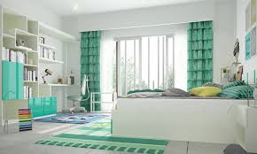 colour curtains goes with white walls