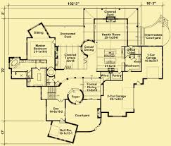 Luxury Home Plans 1 Story Home W