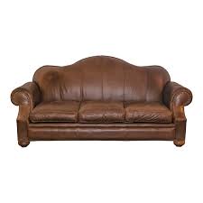 lexington brown leather sofa