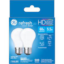 Shop a wide range of bulb types and features from the best brands to find the right fit for you. Ge Refresh Daylight Hd 60w Replacement Led Light Bulbs Ceiling Fan Medium Base White A15 2 Pack Light Bulbs Meijer Grocery Pharmacy Home More