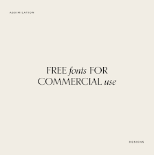 free commercial fonts imilation