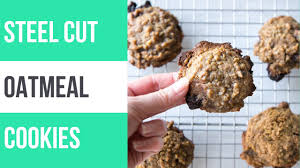steel cut oat cookies with chocolate chunks