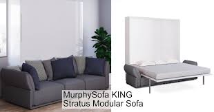 Modular King Size Sofa Wall Bed
