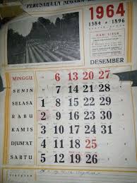Årets første kalenderuge begyndte mandag, den 4. Jual Kalender Tahun 1964 Di Lapak Abdi Raswadi Bukalapak