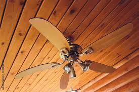 Ceiling Fan On An Exposed Support Beam