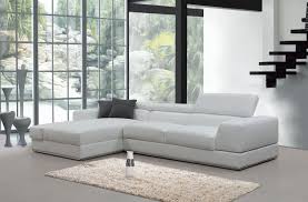 divani casa pella mini modern white