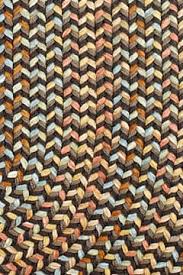 rhody brown velvet braided area rug