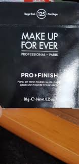 make up for ever pro finish 125 pink