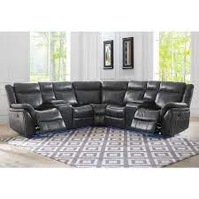 Levin Power Reclining Sectional Steve