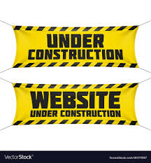 under construction banners royalty