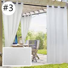 Outdoor Sheer Curtains Waterproof