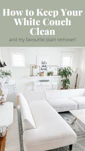 How To Clean Your Light Colored Sofa