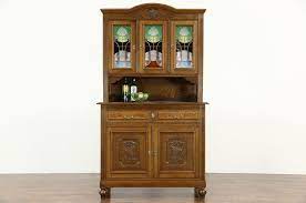 antique sideboard china cabinet