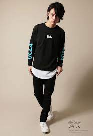 楽天市場 audience オーディエンス メンズ ロング tシャツ カットソー 長袖 プリントtシャツ tシャツ プリント カレッジ ucla 袖 プリント sputnicks スプートニクス tシャツ tシャツ プリント カットソー 長袖