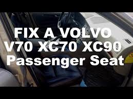 Volvo V70xc Passenger Seat Repair And