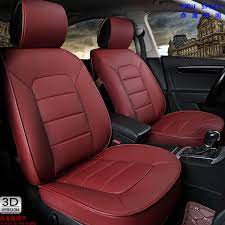 Red Wine Pu Leather Auto Car Seat Cover