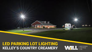 Kelley Country Creamery Parking Lot Led Lighting Upgrade Youtube