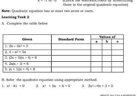 Original Quadratic Equations