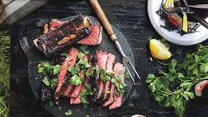 grilled short ribs with lemon and