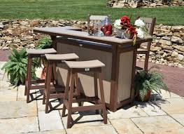 Poly Outdoor Bar Buffet Furniture For
