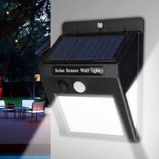 100 led solar powered garden lamp black