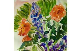 Watercolour Painting Studio Nature And