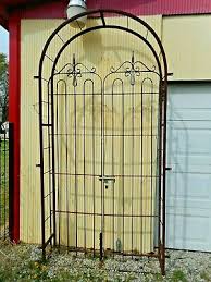 wrought iron garden arbor 52 gate