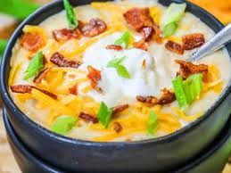 crock pot loaded baked potato soup