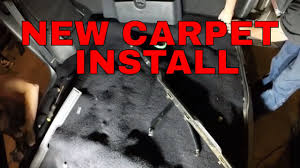 2002 chevy s 10 new carpet installation