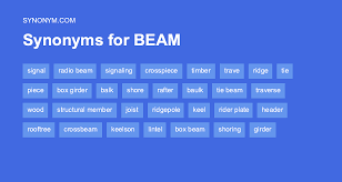 another word for beam synonyms antonyms