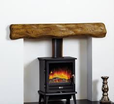 Timber Effect Fireplace Beam