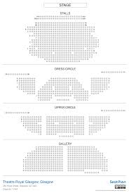 theatre royal glasgow seating plan