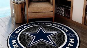dallas cowboys keep the faith round rug