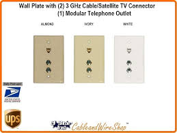 dual satellite cable tv f port