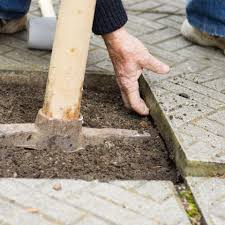 how to fix loose paving slabs simply