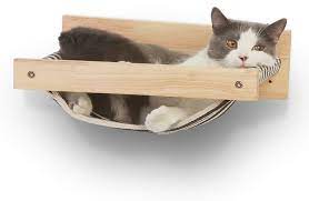 Easily hang this sturdy shelf near a window or on any no frills, no nonsense. Amazon Com Fukumaru Cat Hammock Wall Mounted Large Cats Shelf Modern Beds And Perches Premium Kitty Furniture For Sleeping Playing Climbing And Lounging Easily Holds Up To 40 Lbs Black