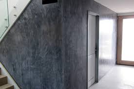 concrete look walls and features for