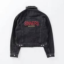 Sinners logo vectorial.eps download at 2shared. Jual Jaket Balenciaga Sinners Logo Denim Jacket Kab Bogor Hypeyoungbrand Tokopedia